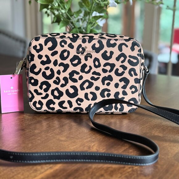 Kate Spade New York Harper Leopard Crossbody - Picture 1 of 5